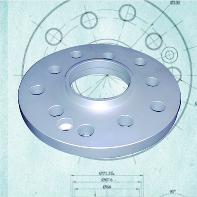 Espaçadores céntricos forjados da roda do cubo de alumínio 14mm do boleto para o caimão Pimenta de Caiena Panamera de Porsche 911 Boxster