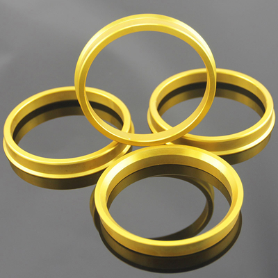 Os anéis céntricos do cubo feito sob encomenda fino super do CNC de Aliuminum com anodizam os revestimentos OD73.0 ID65.1