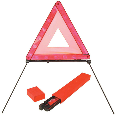 Parada de advertência padrão europeia do refletor do triângulo do veículo dobrável de E-Mark com tela reflexiva fluorescente