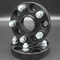 Espaçadores de roda de alumínio forjado preto 25 mm para padrão de parafuso TOYOTA YARiS 5x114,3