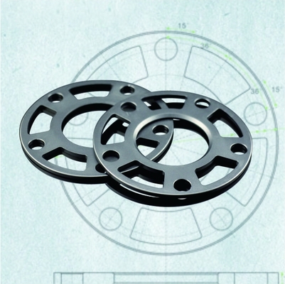 7mm forjou o espaçador liso da roda do boleto de alumínio para o caimão Pimenta de Caiena Panamera de Porsche 911 Boxster