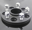 Os espaçadores de alumínio forjados da roda anodizam espaçadores pretos da roda de 5x108 15mm