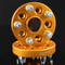 5x100 a 5x114.3 forjou o adaptador céntrico da roda do cubo de alumínio para a cor do ouro de SUBARU