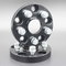 5x130/84.1 a 5x112/66.6 forjou os adaptadores de alumínio da roda de Hubcentric do boleto anodizou o revestimento preto